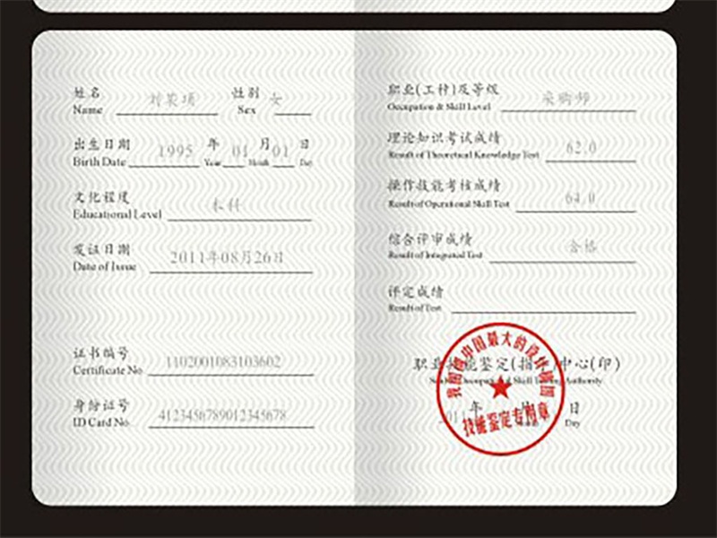 整套证照档案制作